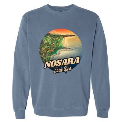 Nosara Costa Rica Touristic Garment-Dyed Sweatshirt