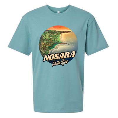 Nosara Costa Rica Touristic Sueded Cloud Jersey T-Shirt