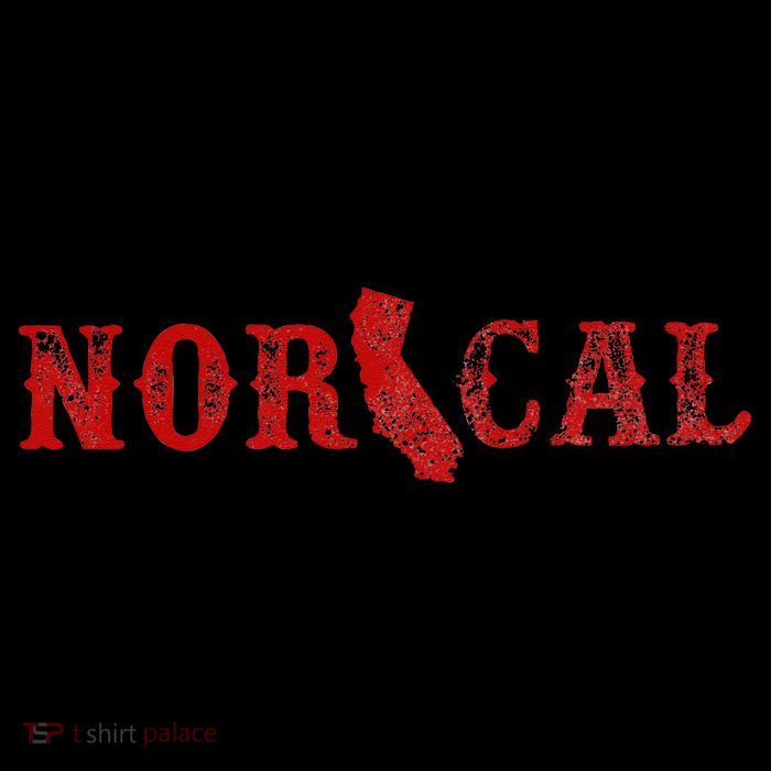 NOR CAL Retro Style California Drawstring Bag