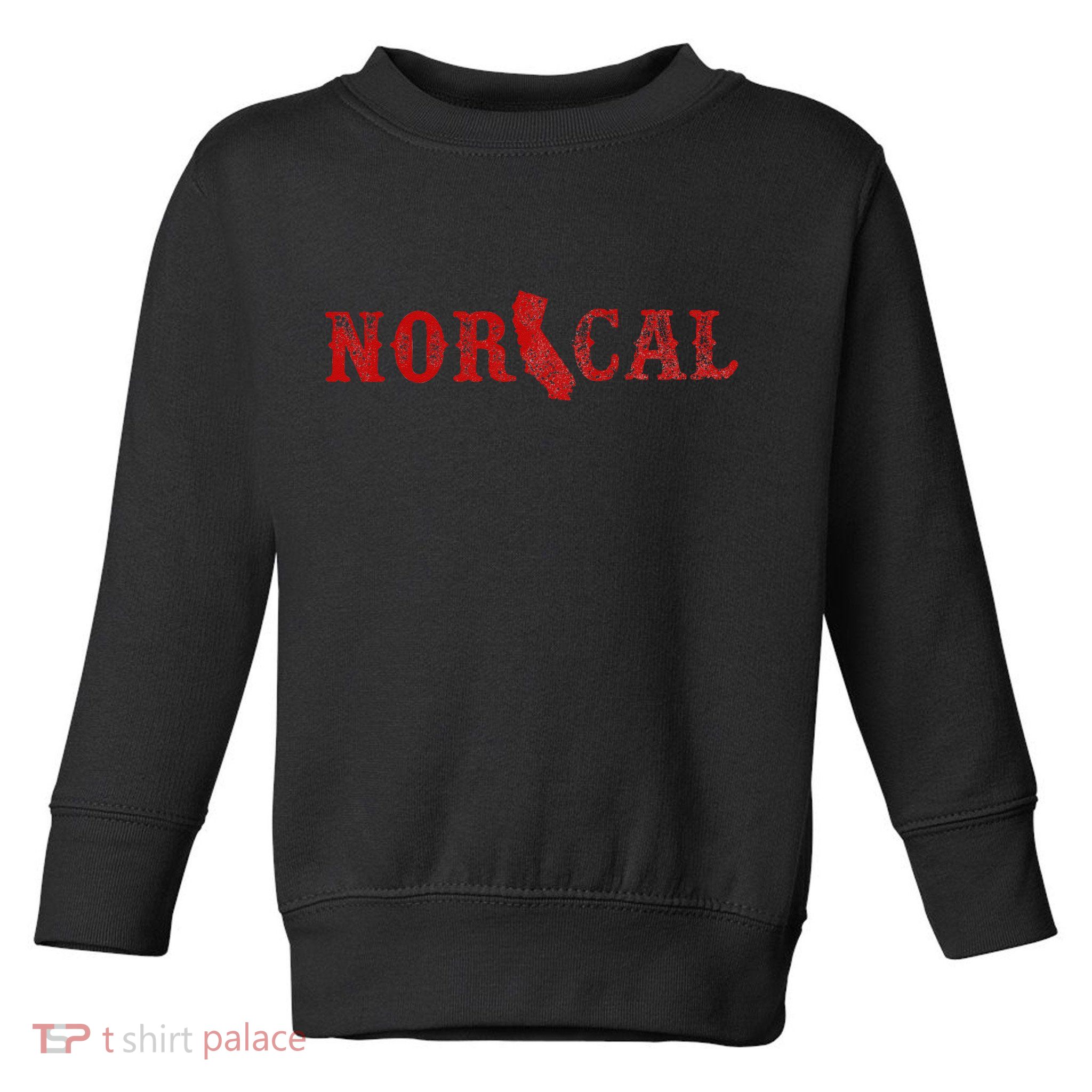 NOR CAL Retro Style California Toddler Sweatshirt