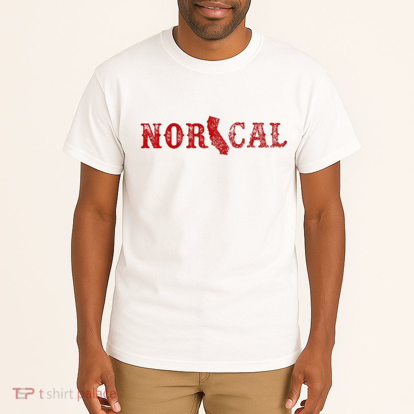 NOR CAL Retro Style California Tall T-Shirt