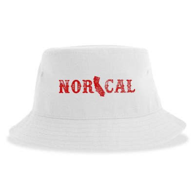 NOR CAL Retro Style California Sustainable Bucket Hat