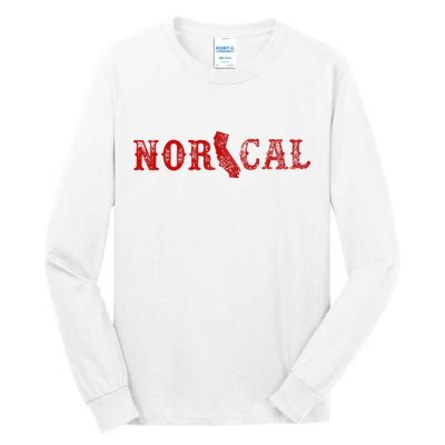 NOR CAL Retro Style California Tall Long Sleeve T-Shirt