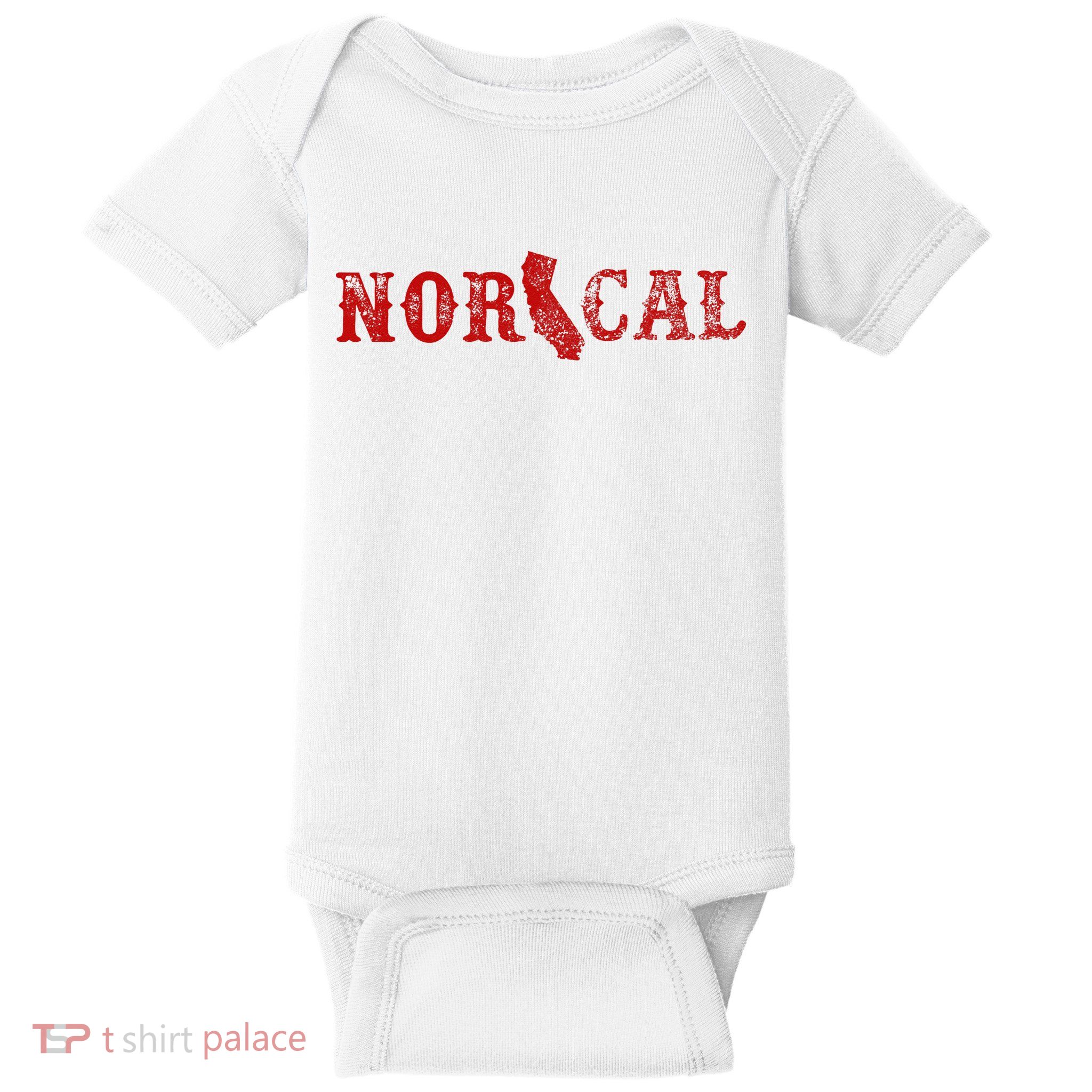 NOR CAL Retro Style California Baby Bodysuit