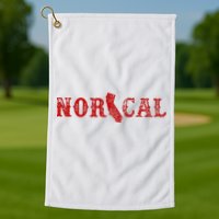 NOR CAL Retro Style California Golf Towel
