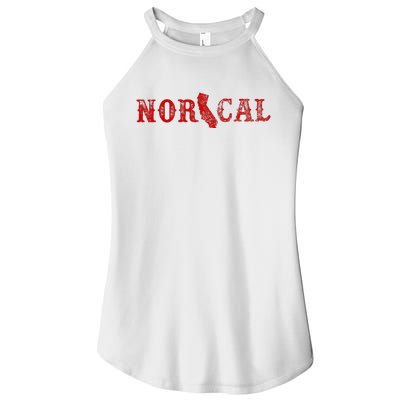 NOR CAL Retro Style California Women’s Perfect Tri Rocker Tank