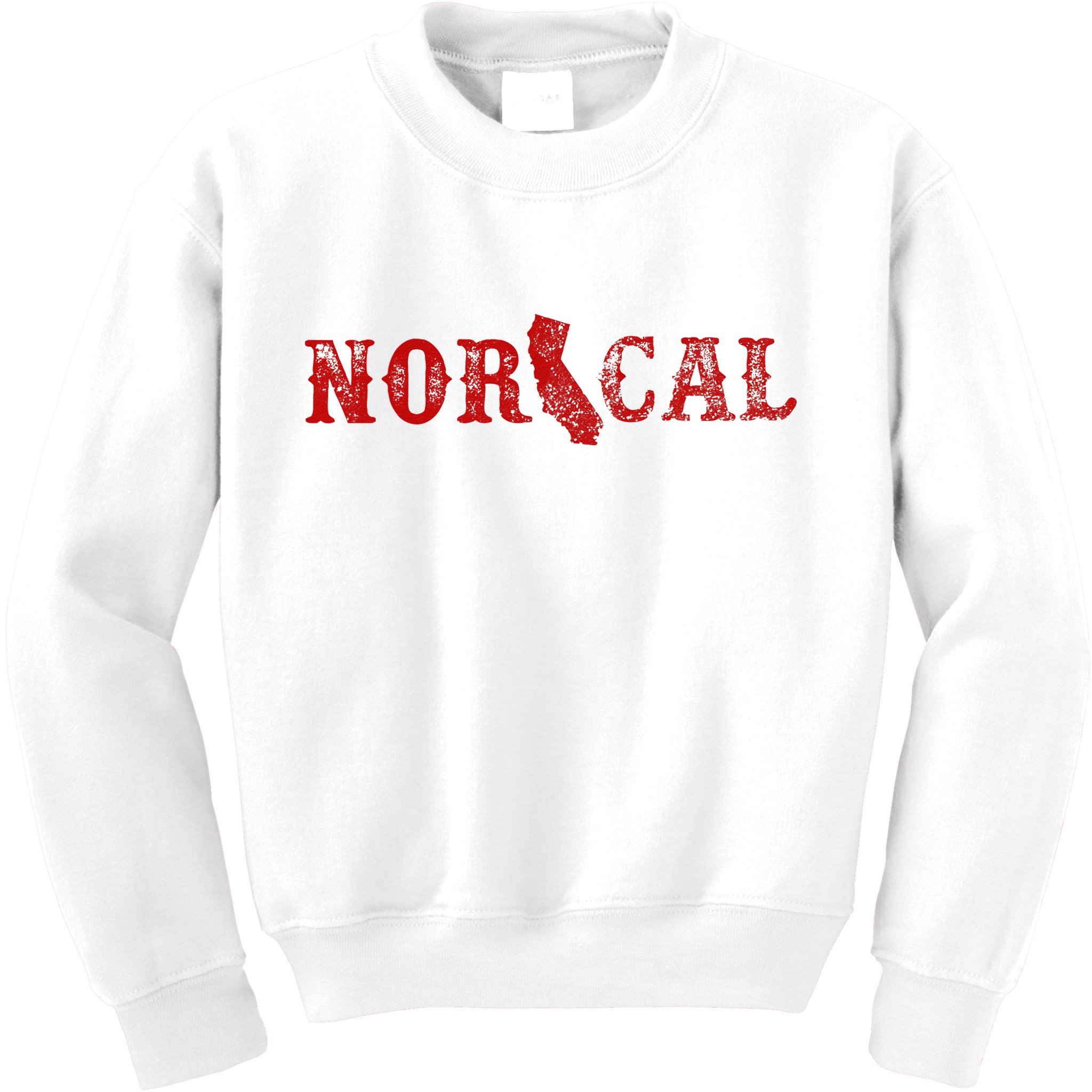 NOR CAL Retro Style California Kids Sweatshirt