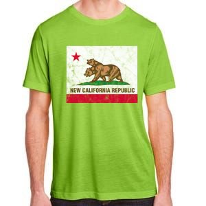 New California Republic Ncr Flag State Distressed Adult ChromaSoft Performance T-Shirt