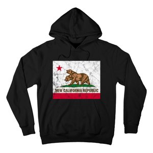 New California Republic Ncr Flag State Distressed Hoodie