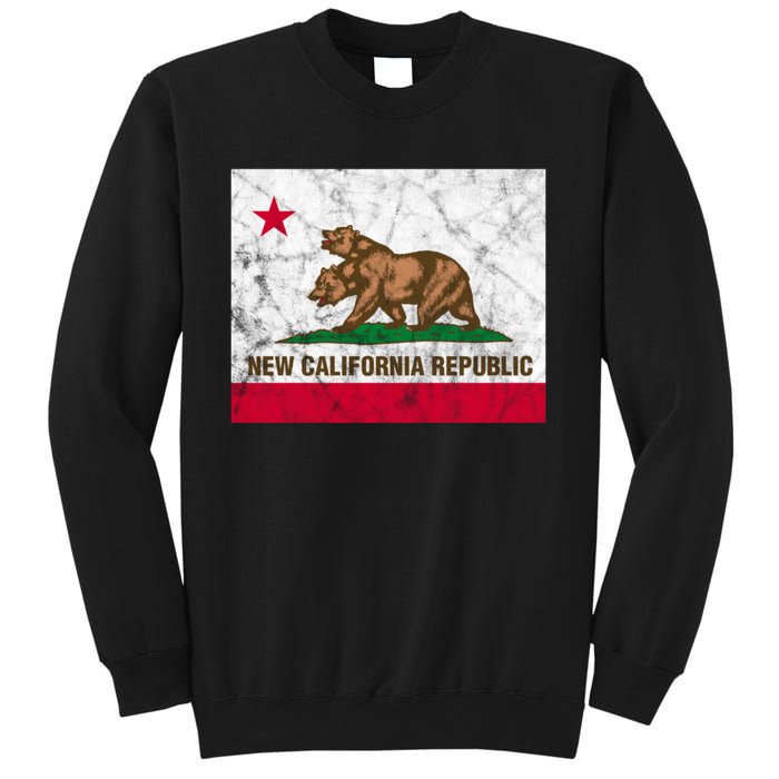 New California Republic Ncr Flag State Distressed Sweatshirt