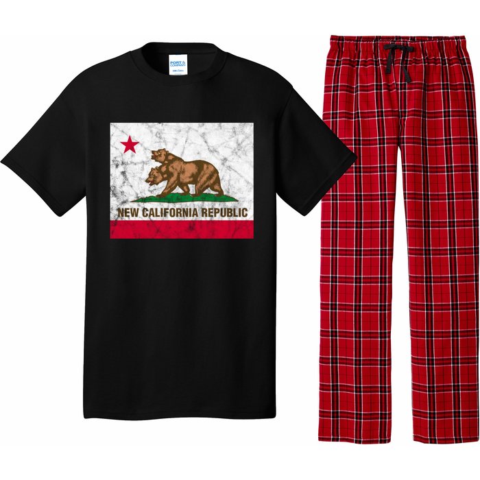 New California Republic Ncr Flag State Distressed Pajama Set