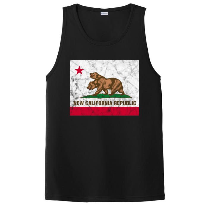 New California Republic Ncr Flag State Distressed PosiCharge Competitor Tank