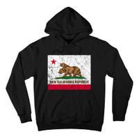 New California Republic Ncr Flag State Distressed Tall Hoodie