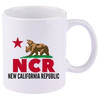 New California Republic Ncr 11oz C Handle Ceramic Mug