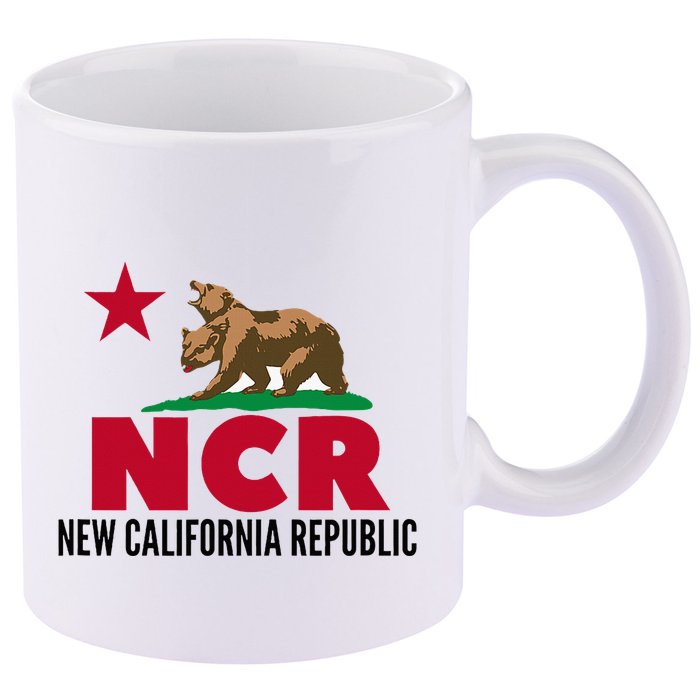 New California Republic Ncr 11oz C Handle Ceramic Mug