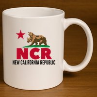 New California Republic Ncr 11oz C Handle Ceramic Mug