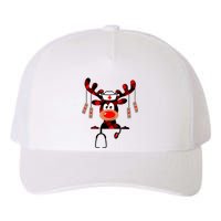 Nurse Christmas Reindeer Nurse Plaid Nicu Rn Lpn Scrub Top Yupoong Adult 5-Panel Trucker Hat