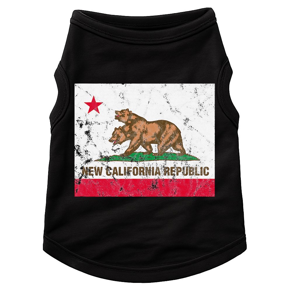 New California Republic Ncr Flag State Doggie Tank