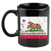 New California Republic Ncr Flag State 11oz C Handle Ceramic Mug