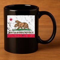 New California Republic Ncr Flag State 11oz C Handle Ceramic Mug