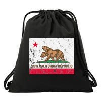 New California Republic Ncr Flag State Drawstring Bag
