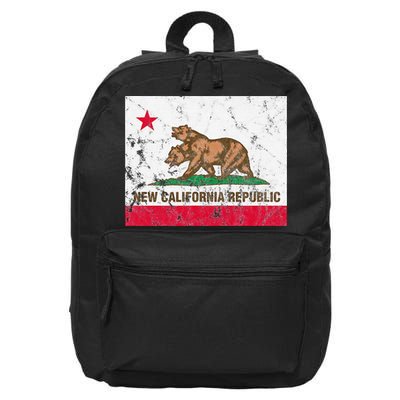 New California Republic Ncr Flag State 16 in Basic Backpack
