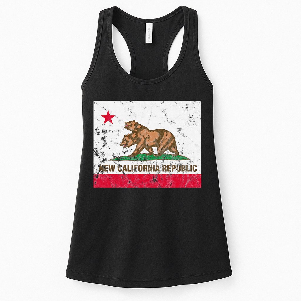 New California Republic Ncr Flag State Womens Tank Top