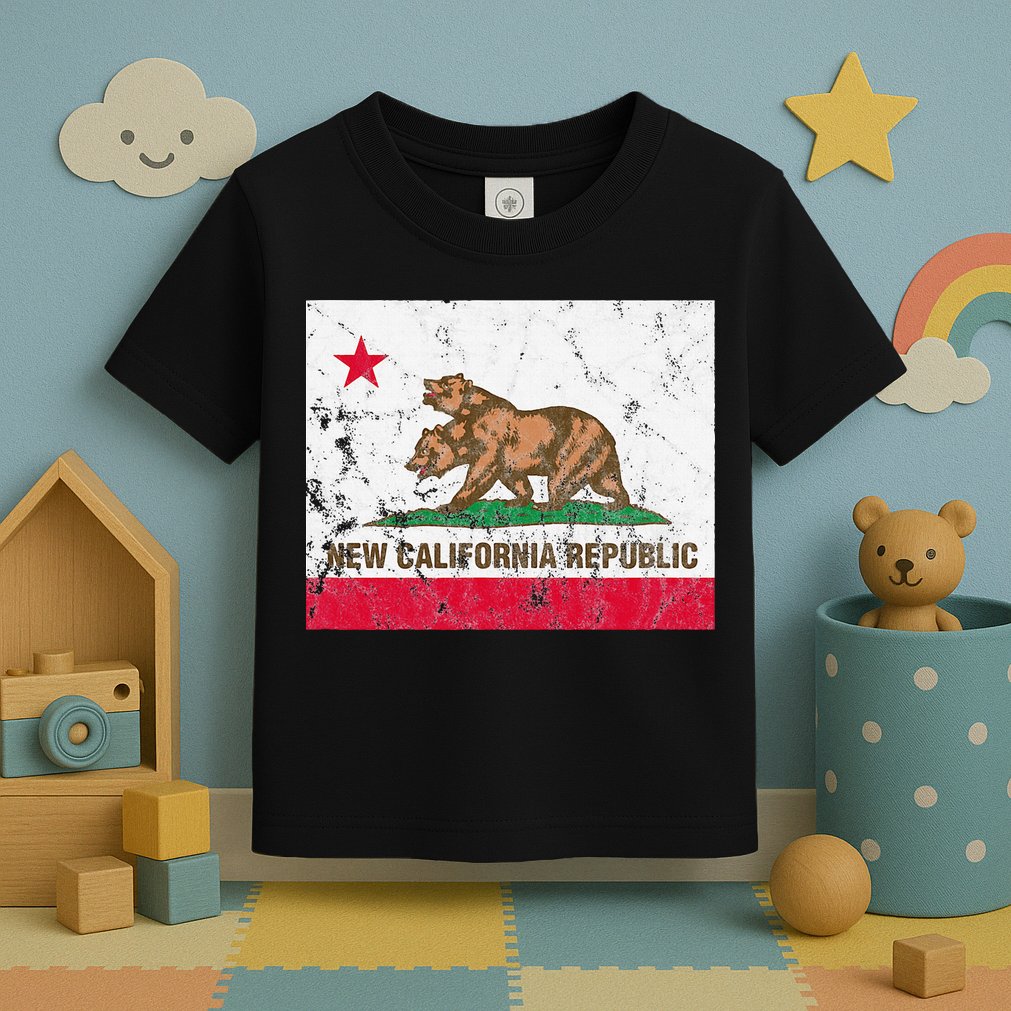 New California Republic Ncr Flag State Toddler T-Shirt