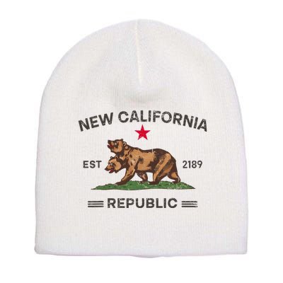 New California Republic Short Acrylic Beanie