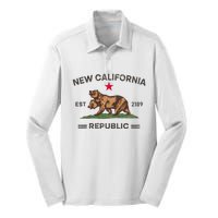 New California Republic Ncr Silk Touch Performance Long Sleeve Polo