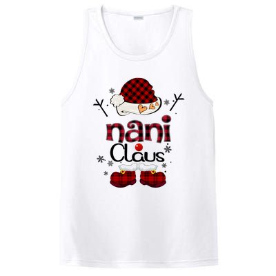 Nani Claus Red Plaid Grandma Gift PosiCharge Competitor Tank