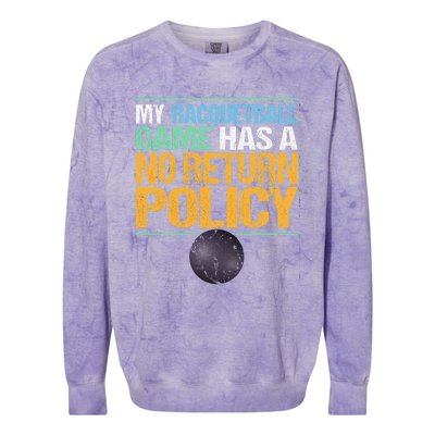 Net Coach Racquets Ball Tennis Player Tennis Colorblast Crewneck Sweatshirt