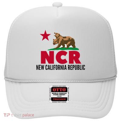 New California Republic Ncr High Crown Mesh Back Trucker Hat