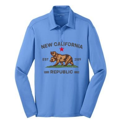 New California Republic Ncr Silk Touch Performance Long Sleeve Polo