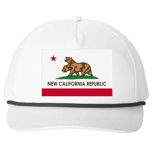 New California Republic Snapback Five-Panel Rope Hat