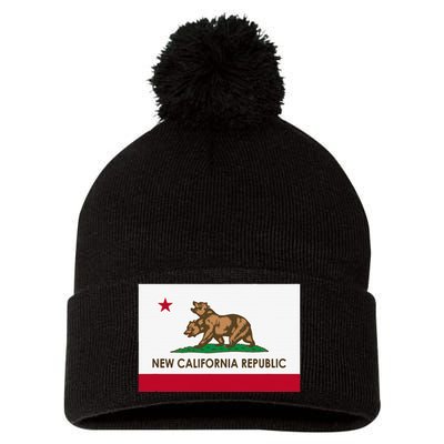 New California Republic Pom Pom 12in Knit Beanie