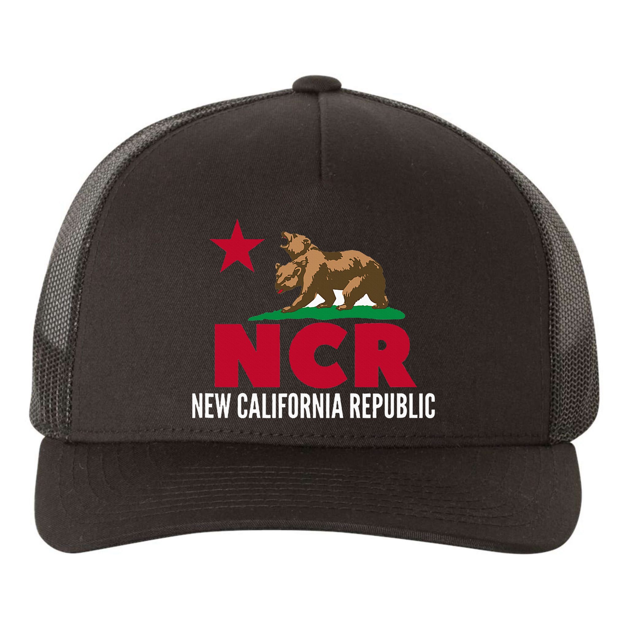 New California Republic NCR Liberty Yupoong Adult 5-Panel Trucker Hat