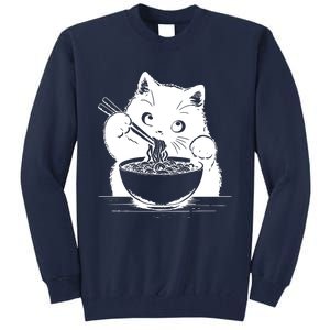 Noodle Cat Ramen Cat Tall Sweatshirt