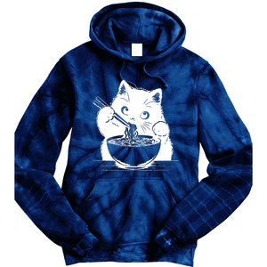 Noodle Cat Ramen Cat Tie Dye Hoodie