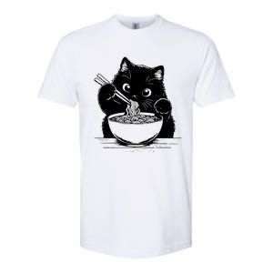 Noodle Cat Ramen Cat Softstyle CVC T-Shirt