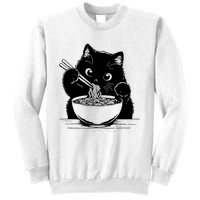 Noodle Cat Ramen Cat Sweatshirt