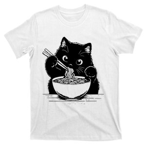 Noodle Cat Ramen Cat T-Shirt