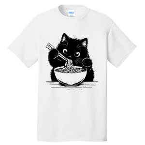 Noodle Cat Ramen Cat Tall T-Shirt