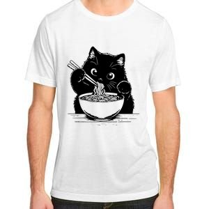 Noodle Cat Ramen Cat Adult ChromaSoft Performance T-Shirt