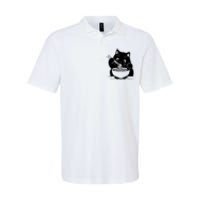 Noodle Cat Ramen Cat Softstyle Adult Sport Polo