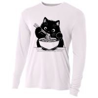 Noodle Cat Ramen Cat Cooling Performance Long Sleeve Crew