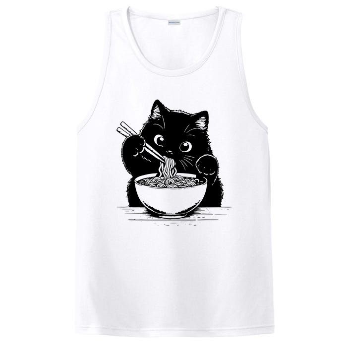 Noodle Cat Ramen Cat PosiCharge Competitor Tank