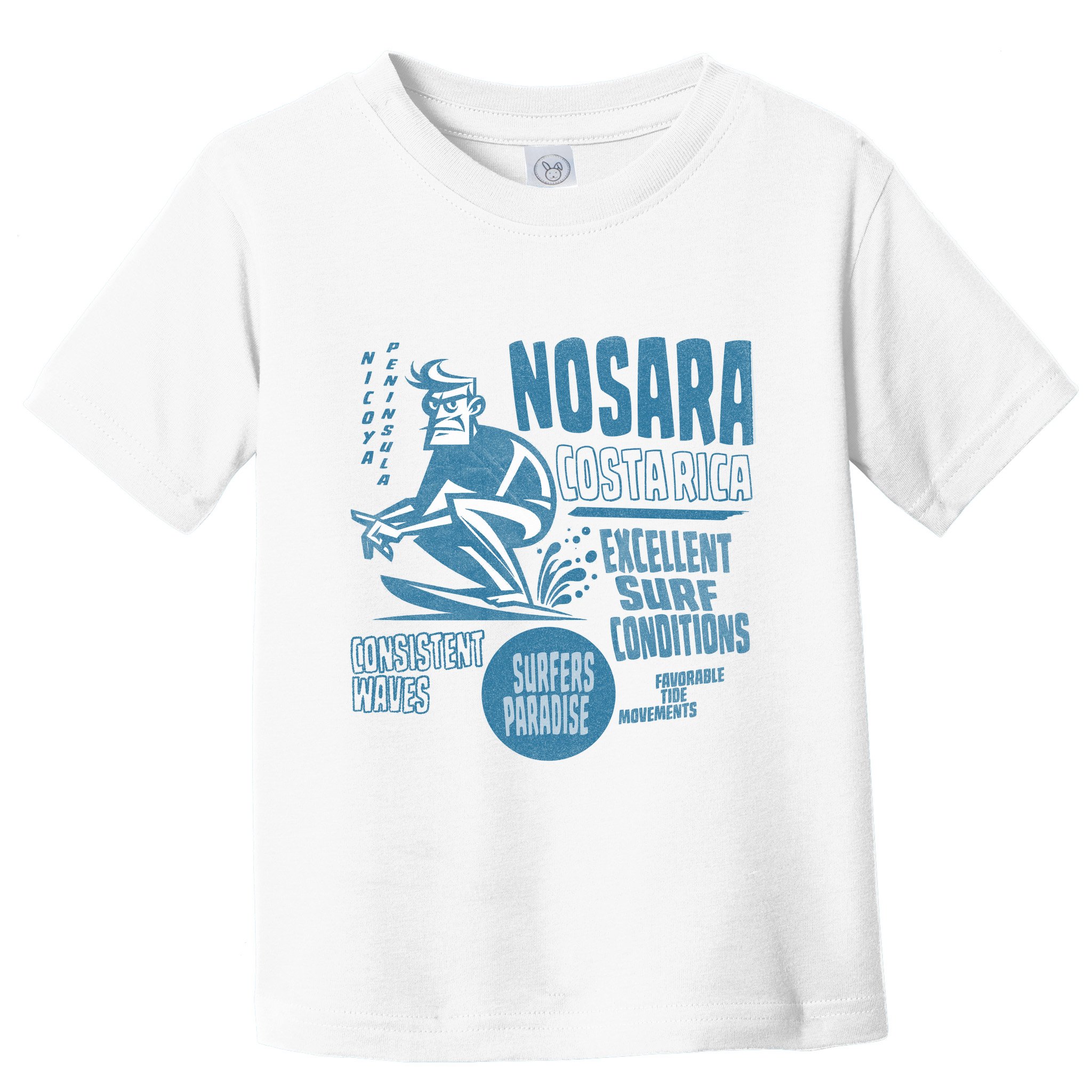 Nosara Costa Rica Sufing Vintage Toddler T-Shirt