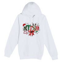 Nurse Christmas Retro Nurse Merry Christmas Premium Pullover Hoodie