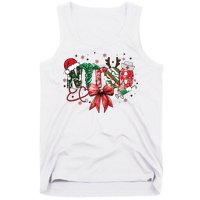 Nurse Christmas Retro Nurse Merry Christmas Tank Top